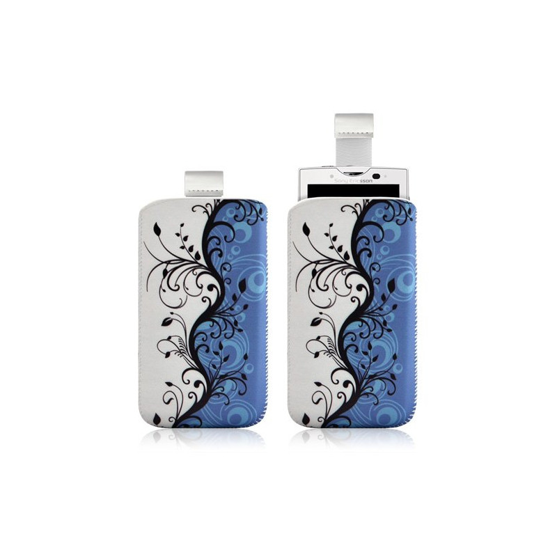 Housse coque étui pochette pour Sony Ericsson Xperia X10 avec motif