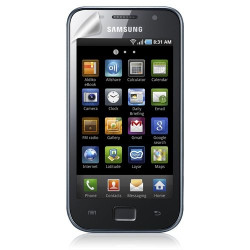 Housse coque etui pour Samsung Galaxy SCL i9003 motif fleur couleur noir + Film protecteur