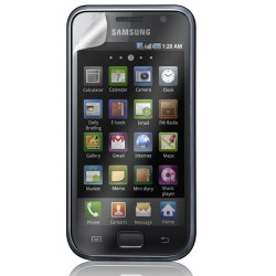 Housse coque étui pour Samsung Galaxy S i9000 couleur blanc + film écran