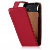 Housse coque étui pour Samsung Galaxy S i9000 couleur rouge + Film protecteur