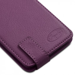 Housse Etui Clapet Couleur Violet Universel M pour Logicom L-ite 552