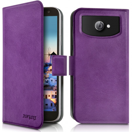 Housse Etui Universel S couleur violet pour Yezz Andy C4E