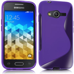 Housse Coque Etui S-Line Couleur Violet pour Samsung Galaxy Trend 2 Lite