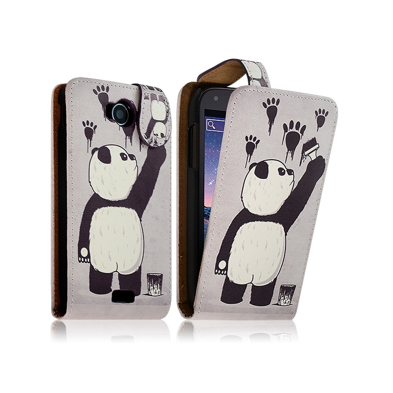 Housse Coque Etui pour Wiko Cink Peax 2 avec Motif KJ18