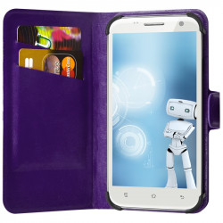 Housse Etui Fonction Support 360° Universel S couleur Violet pour Yezz Andy 4.5EL LTE