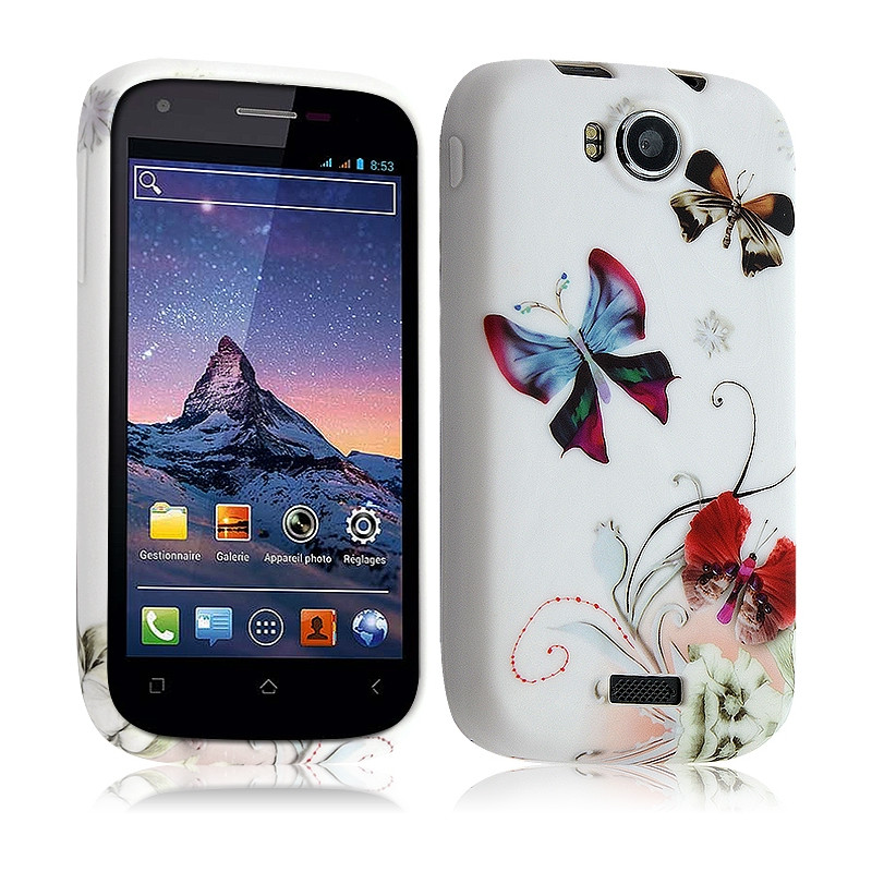 Housse Coque Gel pour Wiko Cink Peax 2 avec motif KJ16