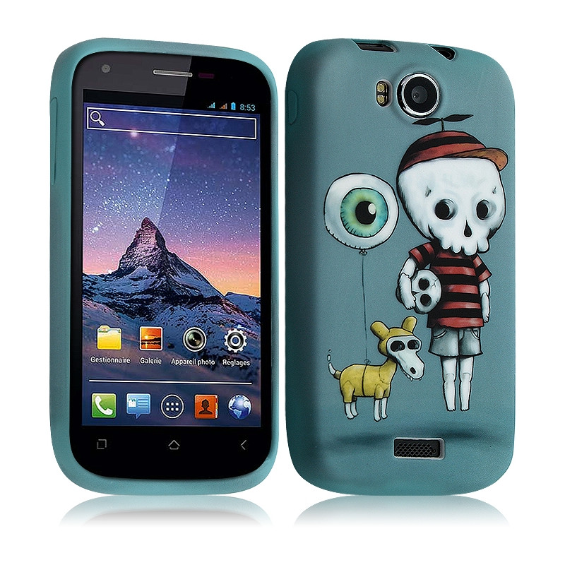 Housse Coque Gel pour Wiko Cink Peax 2 avec motif KJ20