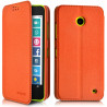 Etui à rabat latéral Support Couleur Orange pour Nokia Lumia 630 + Film de protection