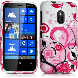 Housse Etui Coque Semi Rigide avec Motif HF06 pour Nokia Lumia 620 + Film de Protection