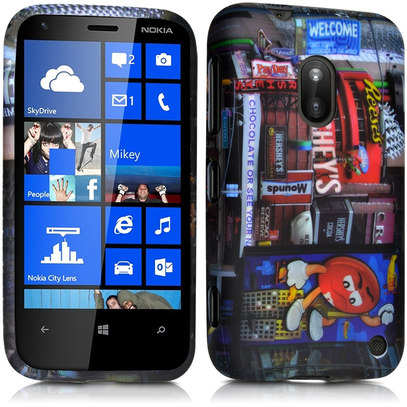 Housse Etui Coque Semi Rigide avec Motif HF06 pour Nokia Lumia 620 + Film de Protection