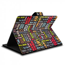 Housse Etui Universel S à Rabat et Support avec Motif LM20 pour Tablette Asus Fonepad 7 FE375CL,FE375CXG, Memo Pad 7 ME572C