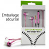 Ecouteurs Kit Mains Libres Zip couleur rose Pour Microsoft 640, 640 XL, 535, 435, 950, 950XL