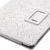 Etui Universel M Diamant Couleur Blanc pour Tablette Samsung Galaxy Tab A 9,7"