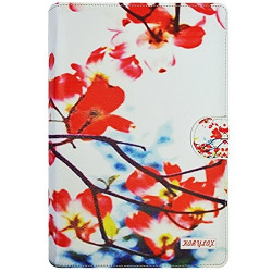 Housse Etui Universel à Rabat Fonction Support avec motif KJ12 pour Tablette Logicom S732 7"