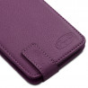 Housse Etui Clapet Couleur Violet Universel L pour Polaroid Cosmos 5.5