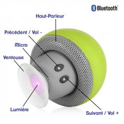 Mini Enceinte Portable Bluetooth Speaker Music couleur vert pour Smartphones