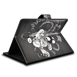 Housse Etui Universel à Rabat Fonction Support avec motif ZA02 pour Tablette Continental Edison 7"