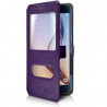 Etui double S-View Universel S Couleur violet pour smartphone Yezz Andy 4EL2 LTE