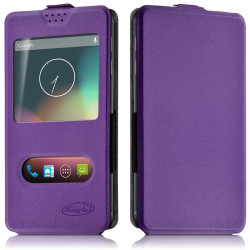 Etui S-View à clapet Universel S Couleur Violet pour smartphone