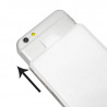 Etui S-View à clapet Universel S Couleur Blanc pour Carrefour Smart 4.5 4G