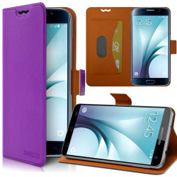 Housse Etui Support 360 degrés Universel M couleur Violet pour Samsung Galaxy Core Prime VE