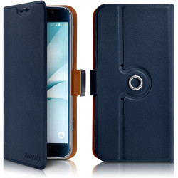 Housse Etui Support 360 degrés Universel M couleur Bleu pour Archos 50 Cobalt