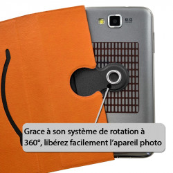 Housse Etui Support 360 degrés Universel M couleur Noir pour Polaroid Crystal Pro4544P