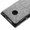 Housse Etui Coque Rigide pour Nokia Lumia 520 Style Paillette Couleur Argent