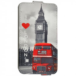 Housse Etui Clapet avec motif ZA05 Universel L pour Nokia Lumia 1320