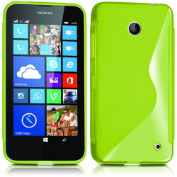  Housse Coque Etui S-Line Couleur Translucide pour Nokia Lumia 630 + Film de Protection