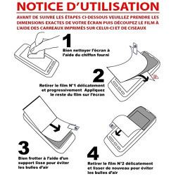 Pack x 2 Films de Protection d'Ecran Universel L pour Nokia Lumia 830