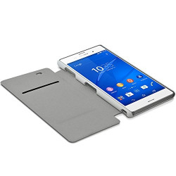 Coque Housse Etui à rabat latéral et porte-carte avec motif LM11 pour Sony Xperia Z3 + Film de protection