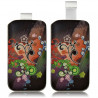 Housse Etui Pochette Universel XS avec Motif HF01 pour Alcatel One Touch Star