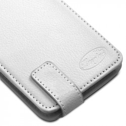 Housse Etui Clapet Couleur blanc Universel S pour Huawei Honor 7 Premium