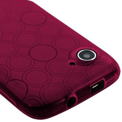 Housse Coque Semi Rigide Couleur Rose Fushia Translucide pour Wiko Cink Slim 2 + Chargeur Auto