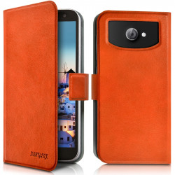 Housse Etui Universel S couleur orange pour Huawei Y3/Y360