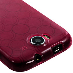 Housse Coque Semi Rigide Couleur Rose Bonbon Translucide pour Wiko Cink Peax 2 + Chargeur Auto