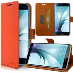 Housse Etui Support 360 degrés Universel S couleur Orange pour Yezz Andy 4EL2 LTE