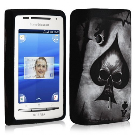 housse étui coque en gel pour Sony Ericsson Xperia X8 avec motifs