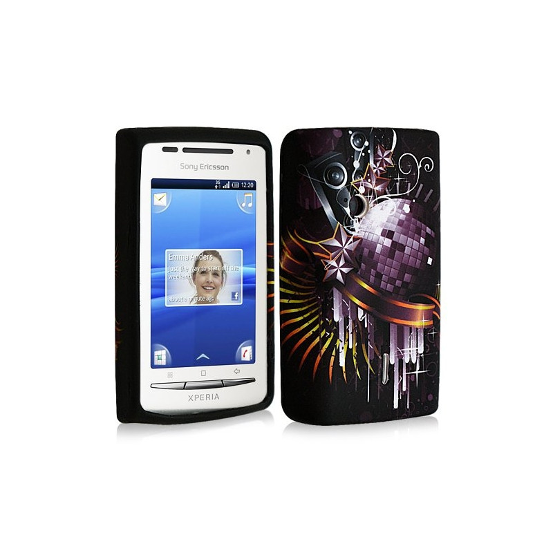 housse étui coque en gel pour Sony Ericsson Xperia X8 avec motifs