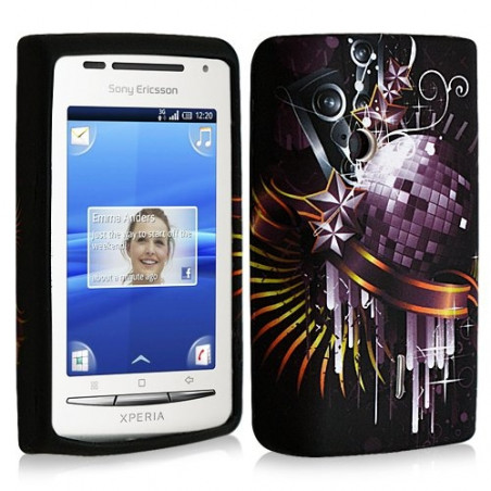 housse étui coque en gel pour Sony Ericsson Xperia X8 avec motifs