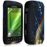 Housse coque étui en gel pour BlackBerry Torch 9860 avec motif + Film