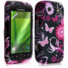 Housse coque étui en gel pour BlackBerry Torch 9860 avec motif + Film