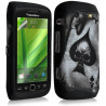 Housse coque étui en gel pour BlackBerry Torch 9860 avec motif + Film