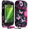 Housse coque étui en gel pour BlackBerry Torch 9860 avec motif + Stylet + Film