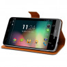 Housse Etui Support 360 degrés Universel M couleur Orange pour ZTE Blade V7 Lite