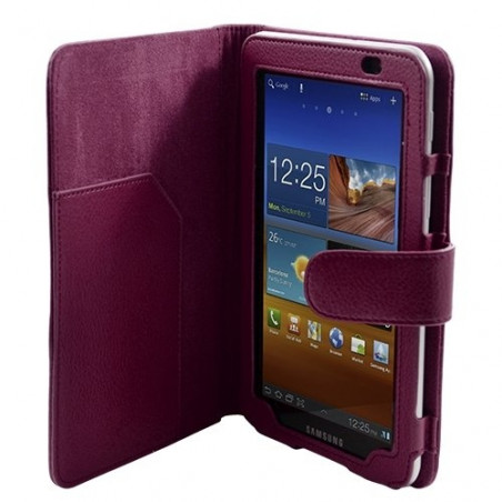 Housse coque étui pour Samsung Galaxy Tab 7 Plus P6200 couleur Rose Fushia