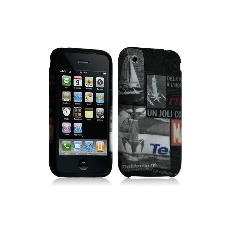 Housse étui coque gel pour Apple iPhone 3G / 3GS motif LM17