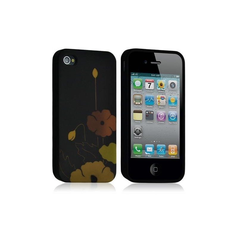 Housse étui coque gel pour Apple iPhone 4 / 4S motif HF33