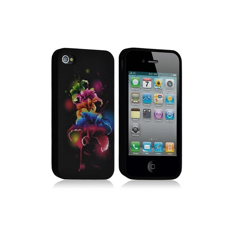 Housse étui coque gel pour Apple iPhone 4 / 4S motif HF35